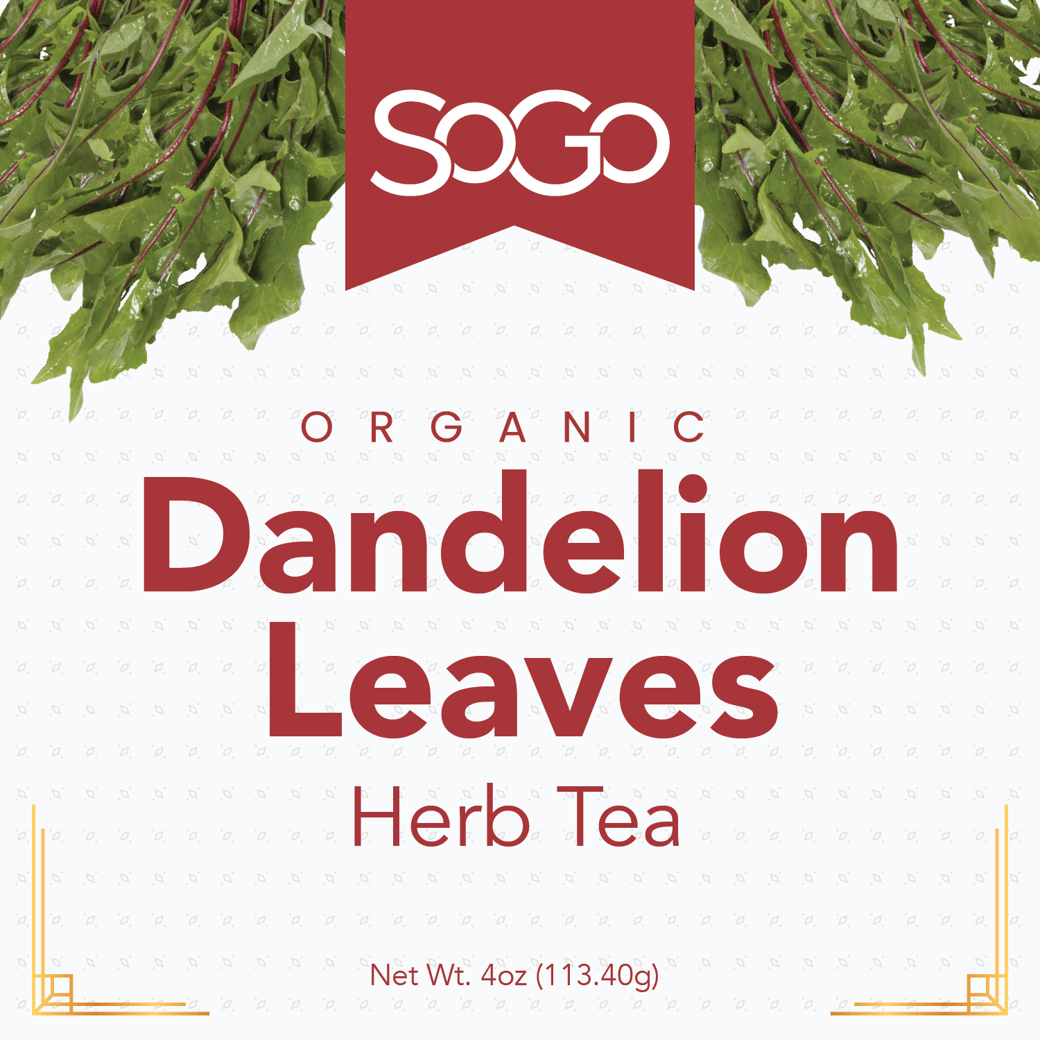 SoGo Organic Dandelion Leaves Herb Tea