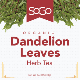 SoGo Organic Dandelion Leaves Herb Tea